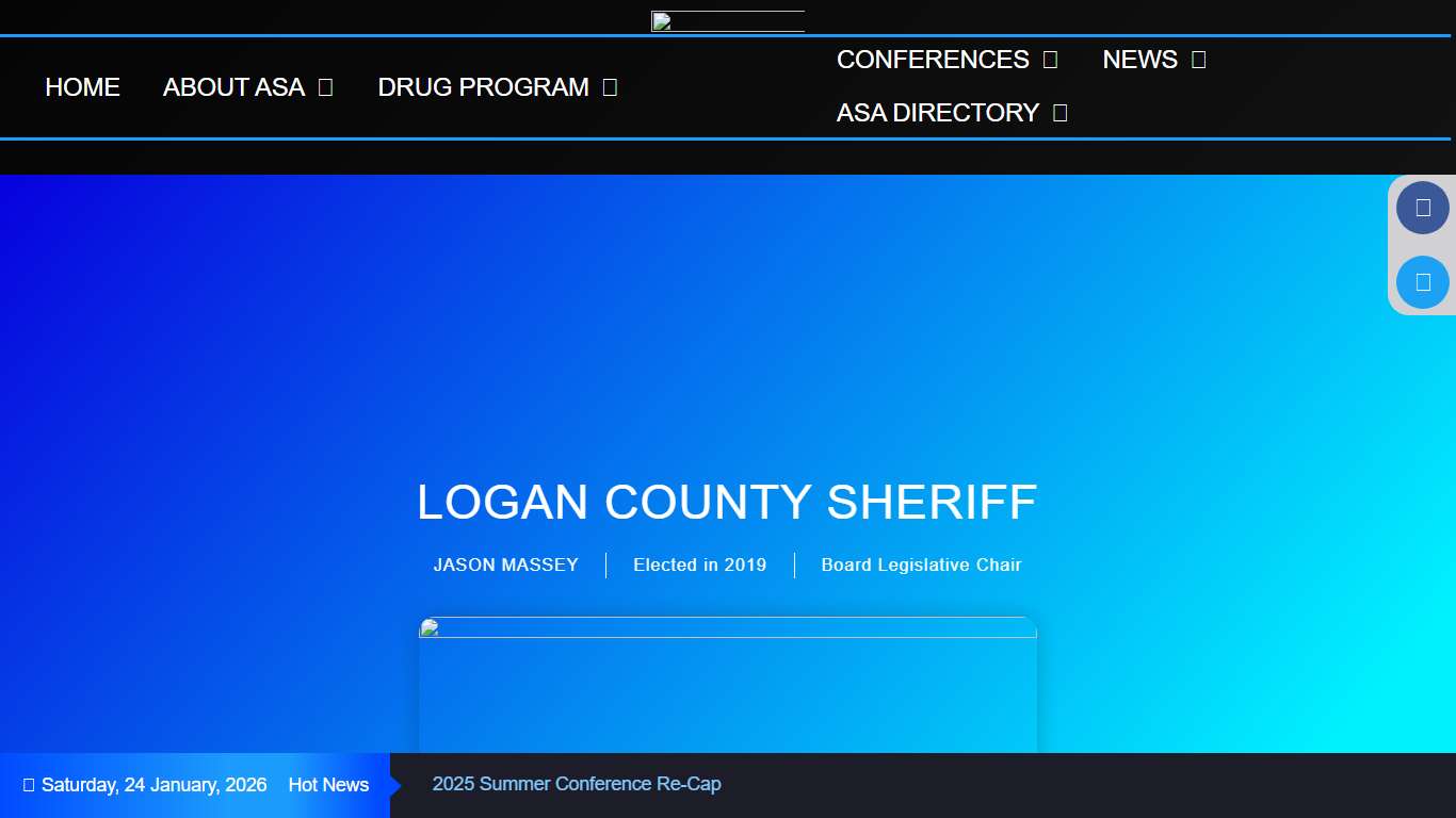 LOGAN COUNTY SHERIFF – Arkansas Sheriff Association